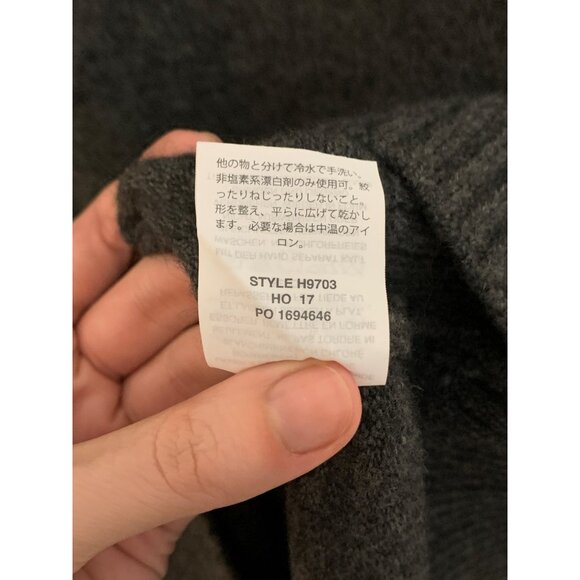 J. Crew Minimalist Wool Alpaca Gray Oversize Sweater Dress Women's Size M - Picture 8 of 8